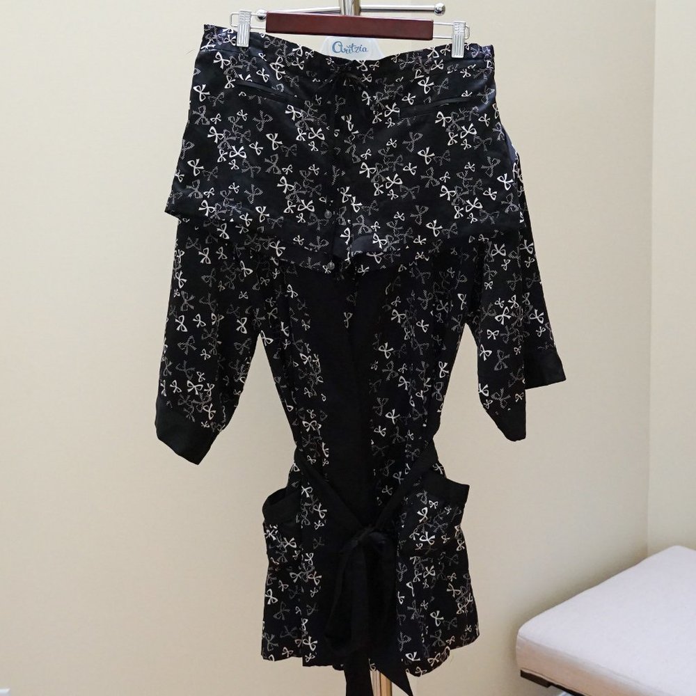 Satin Jacob Robe and Shorts Set - Picture 2 of 5